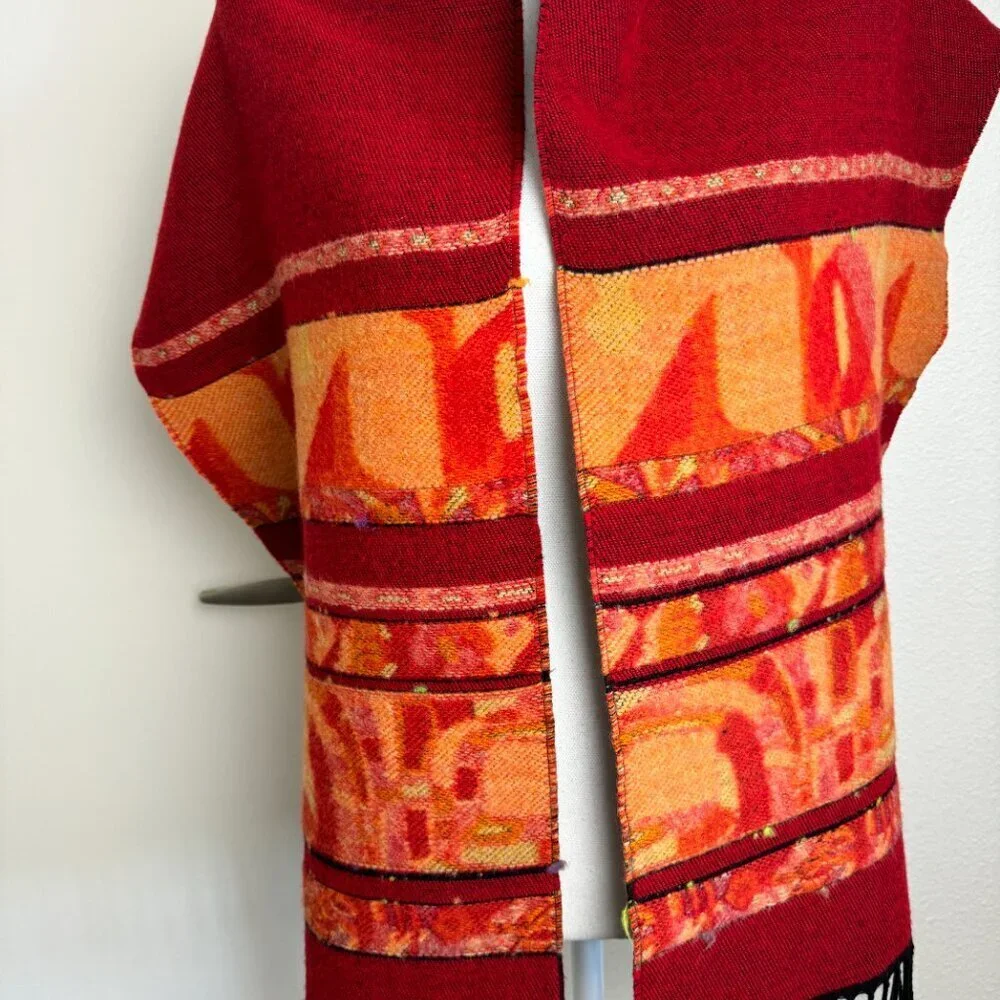 Reversible Winter Warm ART Scarf Unisex